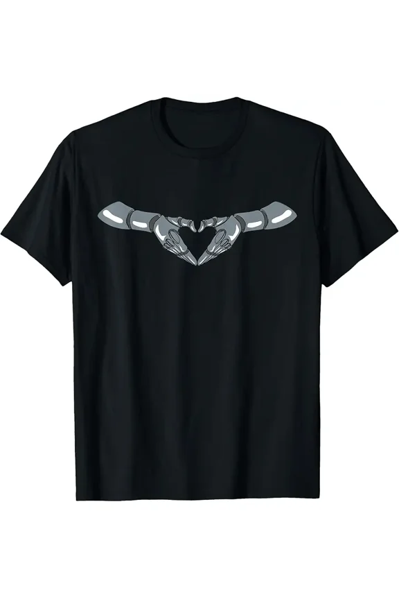 AI robot hands heart shape T-Shirt