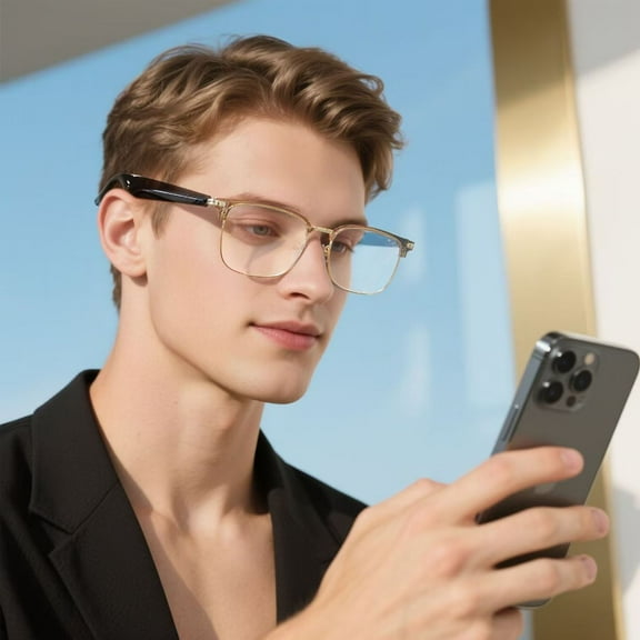 AI simultaneous interpretation wireless Bluetooth glasses multifunctional music playback and call intelligent anti blue light glasses GY600