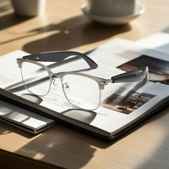 AI simultaneous interpretation wireless Bluetooth glasses multifunctional music playback and call intelligent anti blue light glasses GY600