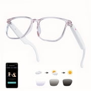 AI translation glasses, smart glasses supporting real-time translation in 160 languages, multi-functional audio glasses with HIFI sound quality, suitable for cycling and daily office work
