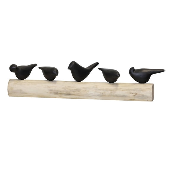 AI51200DS Stylecraft Home Collection Bird Sitting On Log Decorative Object-7 Inch Tall and 26 Inch Wide