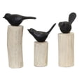 thumbnail image 1 of AI531199DS Stylecraft Home Collection Birds On Stumps Decorative Object (Set of 3)-12 Inch Tall and 8 Inch Wide, 1 of 1