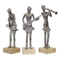 thumbnail image 1 of AI531201DS Stylecraft Home Collection Musician Ladies - Decorative Object (Set of 3)-14 Inch Tall and 14 Inch Wide, 1 of 1