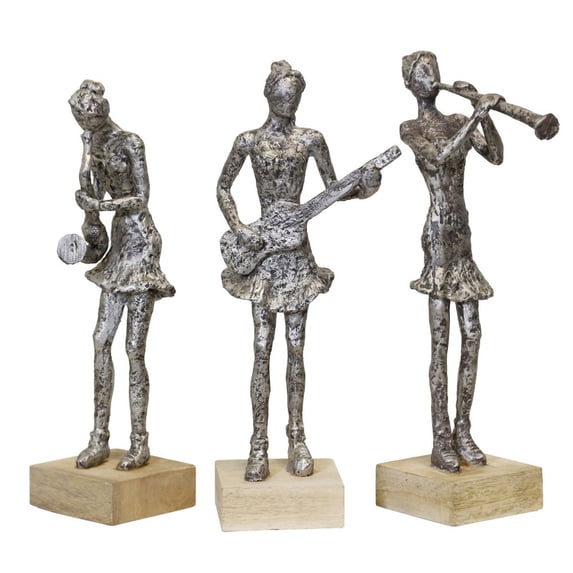 AI531201DS Stylecraft Home Collection Musician Ladies - Decorative Object (Set of 3)-14 Inch Tall and 14 Inch Wide