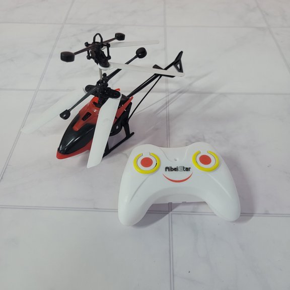 AIBEI STAR Radio controlled toy airplanes, Dual-Channel Simple Remote Control