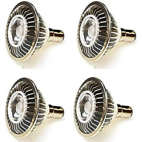 AR70 LED Light Bulb with BA15D B15 Base - 7W 500lm, AC/DC 12V Input, Natural White - 4 Pack, Ideal for Home, Household, and Commercial Lighting, Replaces 50W Halogen Lamp