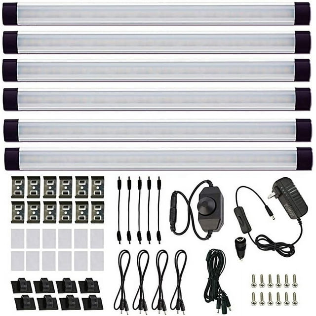 AIBOO LED Under Counter Light Rigid Bar Kit,12V Under Lighting