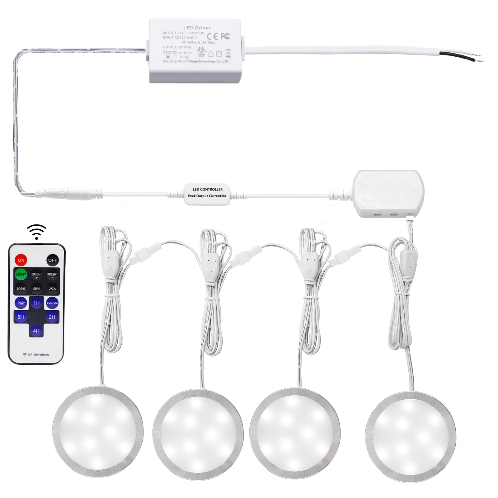 Éclairage Led Sous Armoire, Lumière À Capteur D'Onde Manuelle, Barre