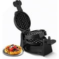 thumbnail image 1 of AICOOK 180° Flip Belgian Double Waffle Maker, Waffle Iron 8-Slice One Time, Nonstick Plates, Removable Drip Tray & Rotating, 1400W Adjustable Temperature Control & Cool Touch Handle, Black, 1 of 9