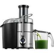 AICOOK Juicer Machines 800W, 5-Speed Touch Screen, 3.1 Big Mouth, Easy to Clean, Quiet Motor, Non-Slip Feet, BPA-Free