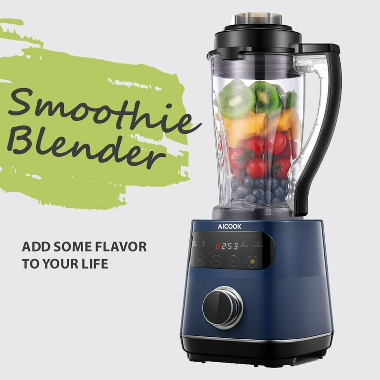 AICOOK Smoothie Blender, 1200W Professional Blenders for Kitchen, Fresh Juice  Blender 