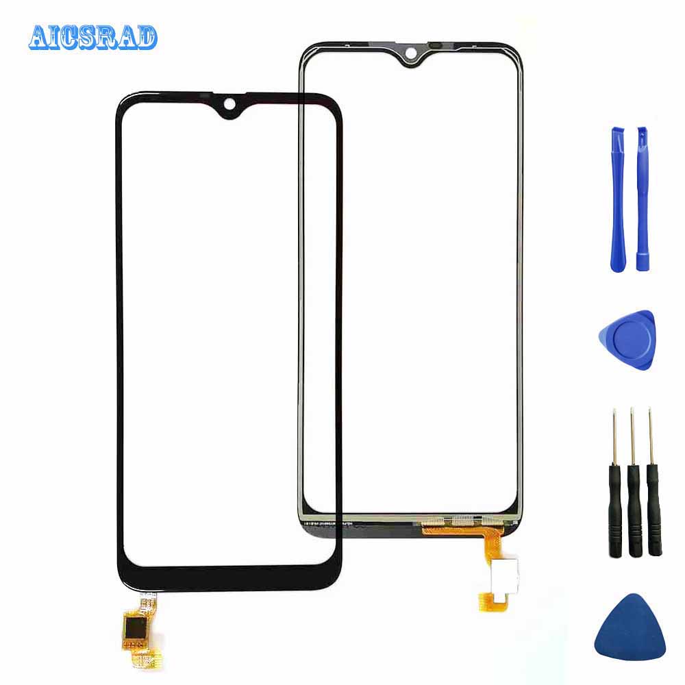 AICSRAD original front outer glass For oukitel C15 pro Touch Panel