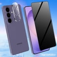 thumbnail image 1 of AICase 1pc Privacy Tempered Glass Screen Protector + 1pc Camera Lens Protector Cover For Samsung Galaxy S26 Ultra S26+ S26, 1 of 16