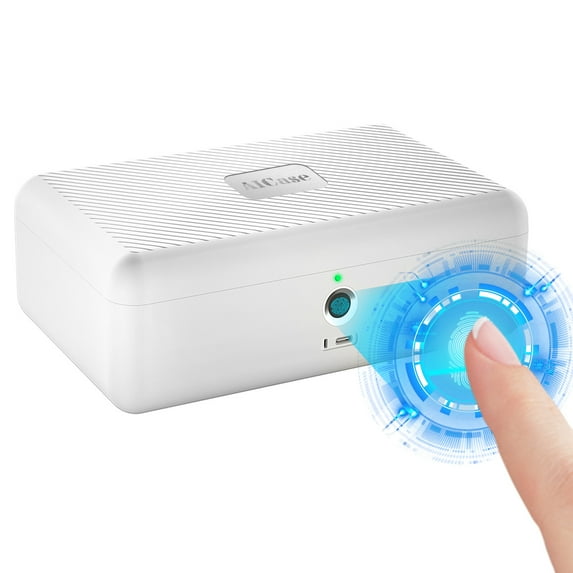 AICase Biometric Fingerprint Lock Safe Box Storage Box Home Security Cash Cards