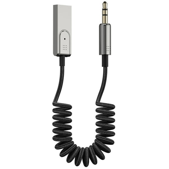 AICase Bluetooth 5.1 Music Receiver Wireless Adapter for Home Car, Zinc Alloy Design