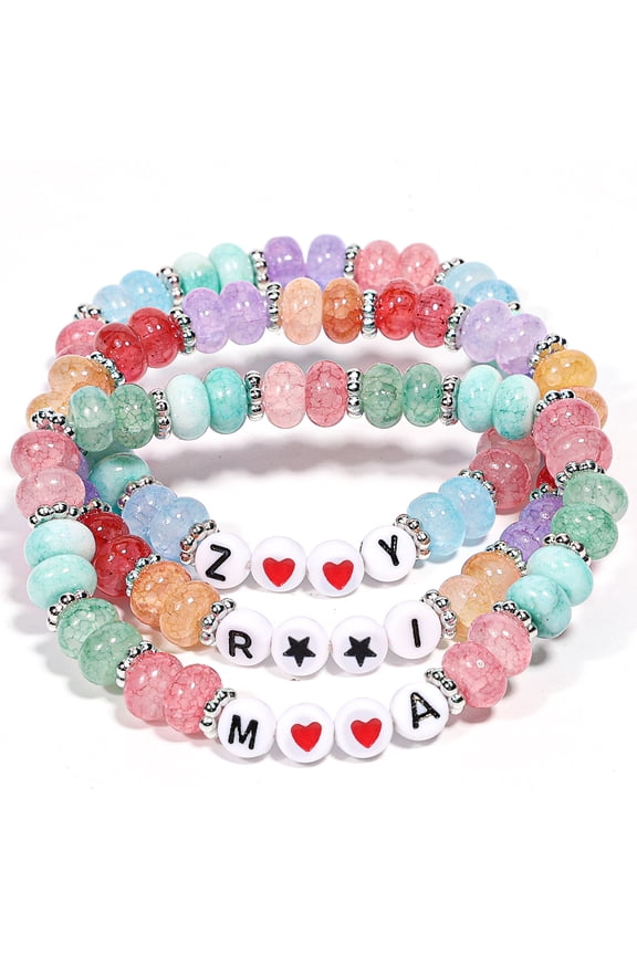 Bracelet Set 3-pcs For KPop Fans Gifts Cosplay Merchandise Outfit Costume Accessories Christmas Stocking Stuffers Party Favors Friendship Jewelry Halloween Birthday