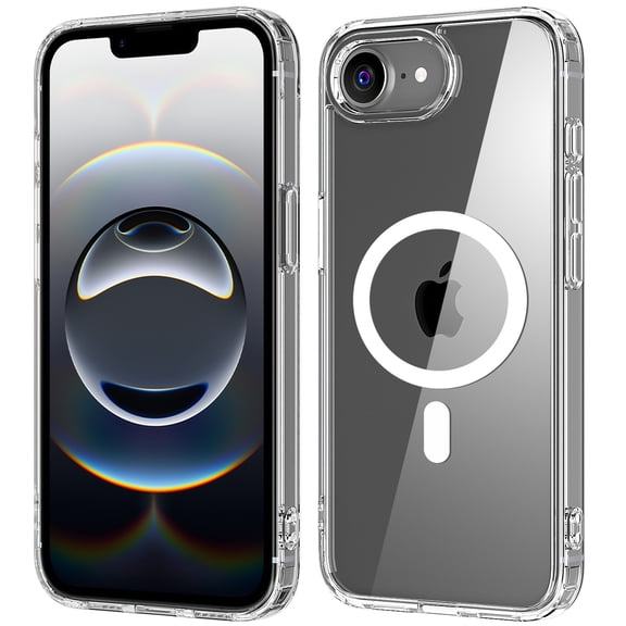 AICase For Apple iPhone 16e MagSafe Case Clear Shockproof Magnetic Shockproof Heavy Duty Phone Cover Protective Case