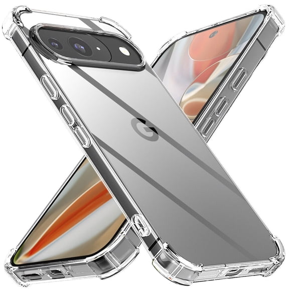 AICase For Google Pixel 9 Pro XL,For Google Pixel 9 Pro,For Google Pixel 9 Clear Slim Shockproof Bumper Case Phone Cover