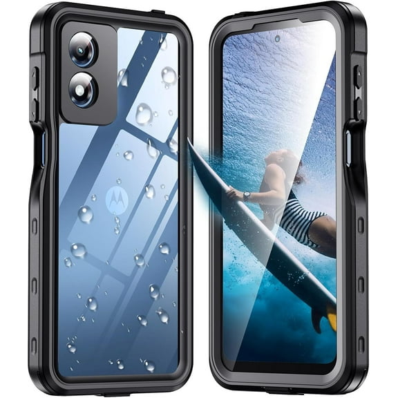AICase For MOTO G Play 2024 Case Waterproof Shockproof Heavy Duty FullBody Rugged Cover
