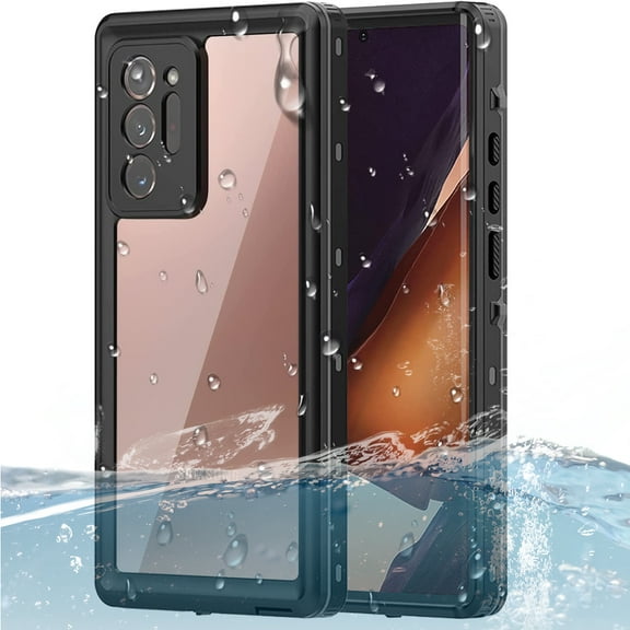 AICase For Samsung Galaxy Note20 Ultra Waterproof Case Built-in Screen Protector Full Body Shockproof Cover