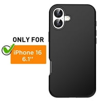 AICase For iPhone 16 Case Military Heavy Duty Shockproof Rugged Hybrid 3-layer Hard Bumper Phone Cover Cushion Case