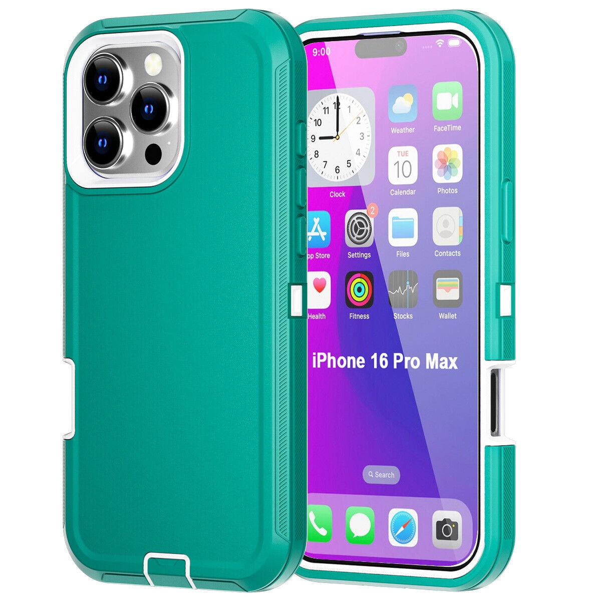 AICase For iPhone 16 Pro Max 16 Plus 16 Case Heavy Duty Shockproof