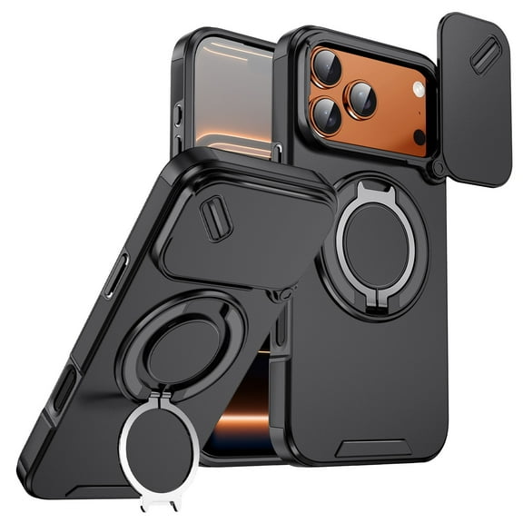 AICase For iPhone 17 Pro Max iPhone Air iPhone 17 iPhone 17 Pro Rugged Magnetic Case with Ring Camera Cover