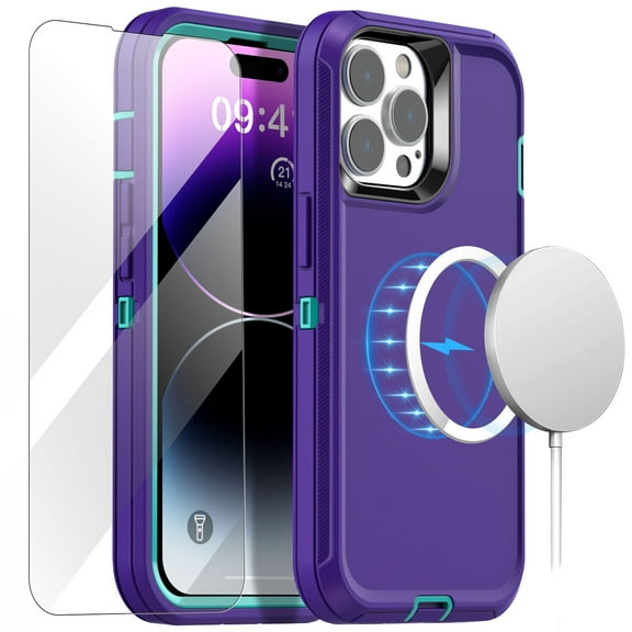 AICase Heavy Duty Rugged iPhone 14 Pro Case - Shockproof Hard Protective Cover for Extreme Protection!