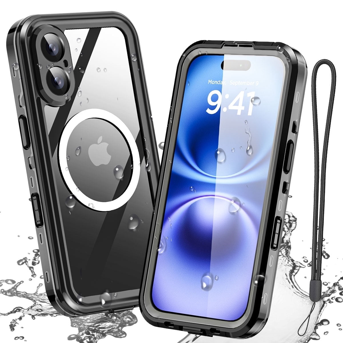 AICase IP68 Waterproof Case For iPhone 16 Pro Max/iPhone 16/iPhone 16 Plus/iPhone 16 MagSafe Cover Shockproof Built-in Screen Protector