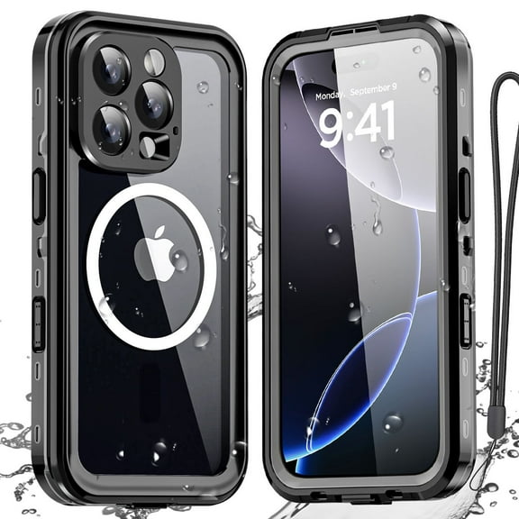 AICase IP68 Waterproof Case For iPhone 16 Pro Max/iPhone 16/iPhone 16 Plus/iPhone 16 MagSafe Cover Shockproof Built-in Screen Protector