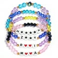 thumbnail image 1 of AICase For KPop Merch Bracelet Set 4pcs Stuff Fans Cosplay Merchandise Gifts Outfit Costume Accessories Christmas Stocking Stuffers Party Favors Friendship Jewelry Halloween Birthday, 1 of 8