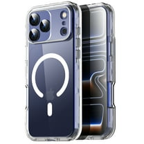 AICase for iPhone 17 Pro Max Magnetic Case Heavy Duty Shockproof Dust/Drop Poof 3 Layers Full Bady Protection Rugged Cover Case for iPhone 17 Pro Max 6.9",Clear [Without Screen Protector]