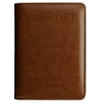 thumbnail interactive-video image 1 of Slim Leather Passport Wallet – RFID Blocking, ID & Credit Card Holder, Travel Wallet, Unisex 1 of 2