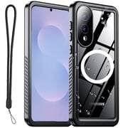 AICase for Samsung Galaxy S25 Edge Case Waterproof Clear with MagSafe Snowproof,Dustproof and Shockproof,IP68 Certified Real 360 Full Body Protection Water Proof Underwater Cover for S25 Edge 6.7