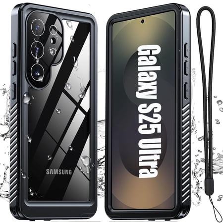 AICase For Samsung Galaxy S25 Ultra Case Waterproof, Built-in Screen&Camera Lens Protector, [IP68 Underwater][12FT Military Grade Shockproof] Full Protection Phone Case 6.9”