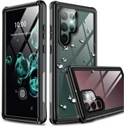 AICase Shockproof Back Cover Cell Phone Case for Samsung Galaxy S22 Ultra, Black