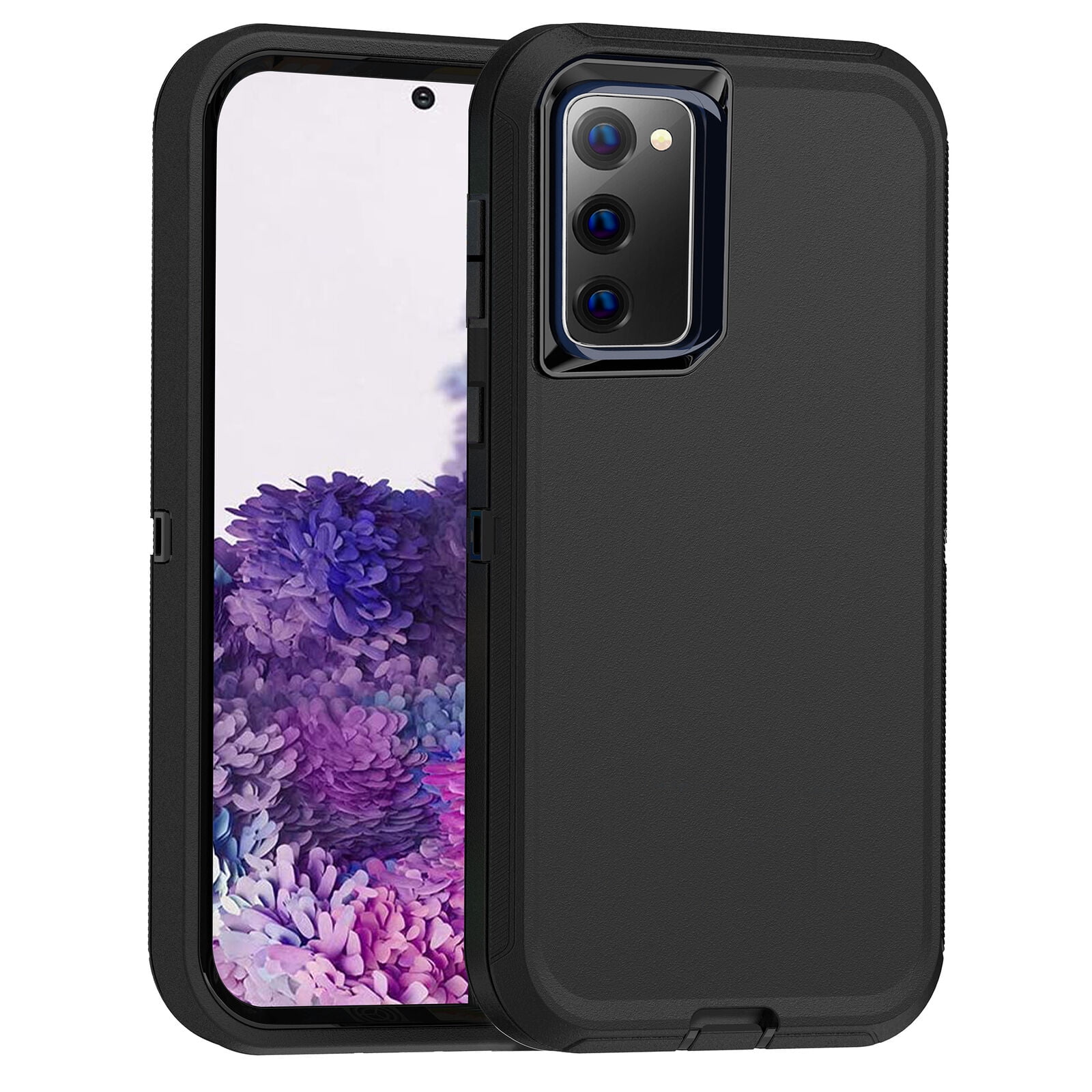 AICase Shockproof Rugged Cell Phone Case with Screen Protector for Samsung Galaxy S20 FE, Black AICase Shockproof Rugged Cell Phone Case with Screen Protector for Samsung Galaxy S20 FE, Black