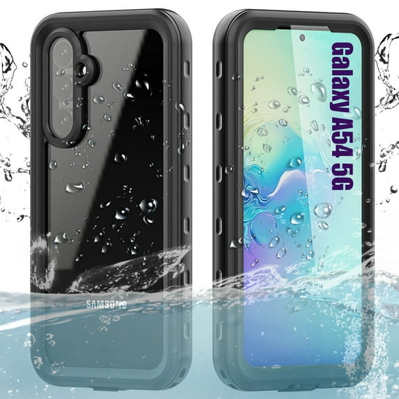 AICase Waterproof Case For Samsung Galaxy 15 5G/Galaxy A55/A54 5G/A34 5G/A22 5G/A13 5G/A03s/Galaxy A42 5G/A02S/A52 5G/A32 5G/A51-4G Shockproof Heavy Duty Phone Case Cover Built-in Screen Protector