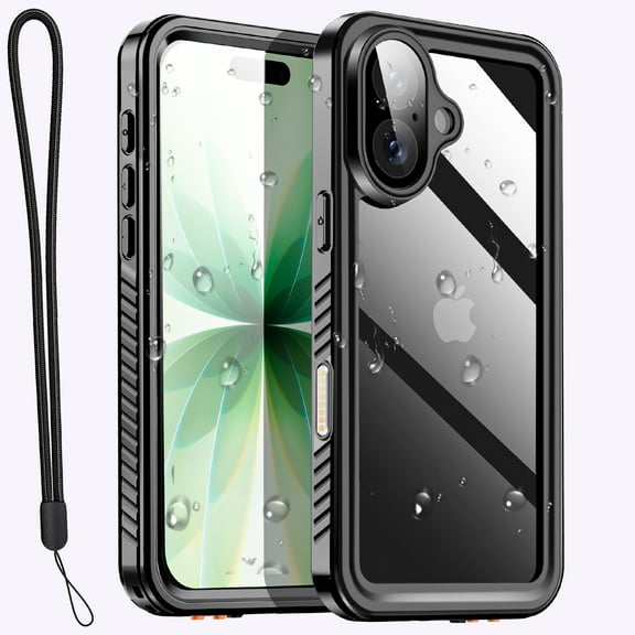 AICase Waterproof Case For iPhone 17 6.3-inch Phone Case Built-in Screen & Camera Protector IP68 Underwater Full Body Dropproof Shockproof Phone Case