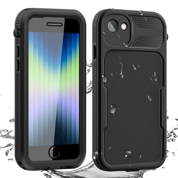 AICase Waterproof Mag-Safe Case for Apple iPhone SE 3rd Generation, Black