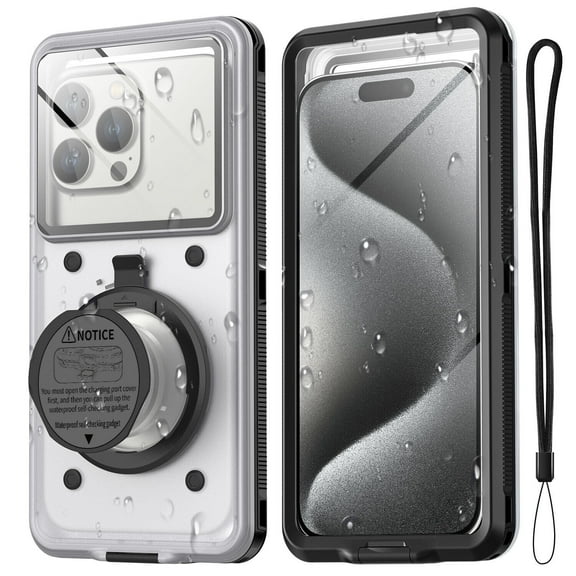 AICase Waterproof Phone Case Universal Shelf-Check Underwater Pouch Dry Cover For iPhone 15 14 13 11 12/Samsung S23 S22S21 S20 /LG/Google/Xiaomi/OnePlus