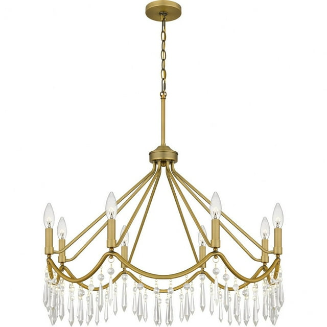 AID5030AB-Quoizel Lighting-Airedale - 8 Light Chandelier In Traditional Style-30 Inches Tall and 30 Inches Wide     -Traditional Installation