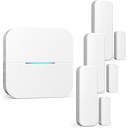 AIDA Door Alarms When Opened Wireless Ring Chime Sensor Alarm for Business/Home/Kids - 600ft Range, 58 Ringtones, 5 Volume Levels, Open Alert, Easy Install 1 Receiver + 3 Sensor