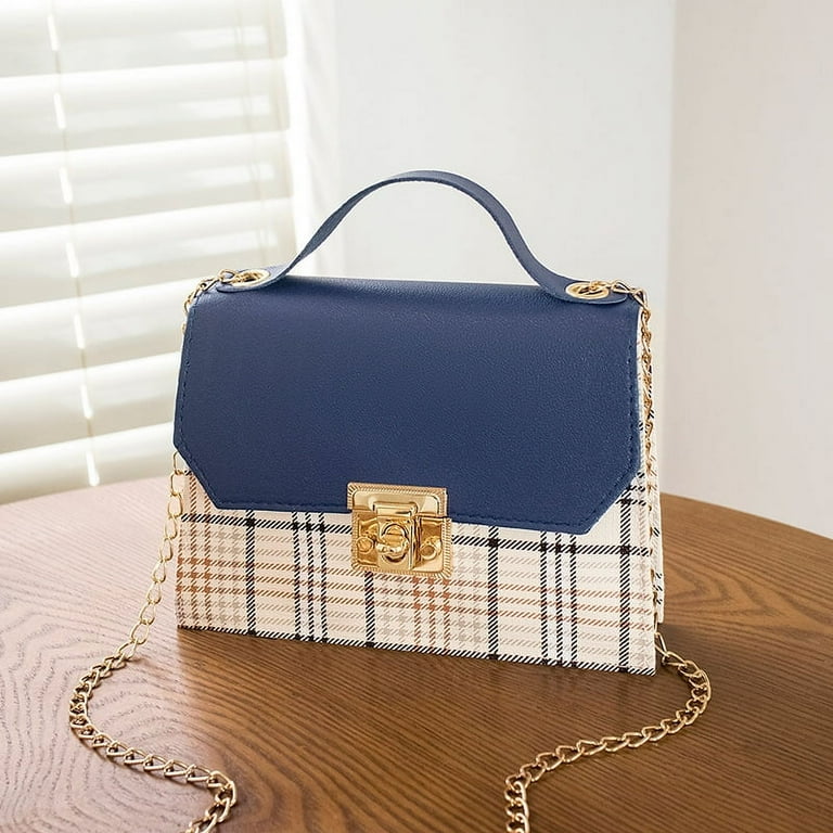 AIDAIBAG Women s Small Faux Leather Crossbody Bag Shoulder Handbag and Wallet Purses with Chain Strap