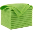thumbnail image 1 of AIDEA Microfiber Cleaning Cloth, 10PK, Microfiber Towels for Cars, Premium All Purpose Car Cloths, Dusting Cloth Cleaning Rags, Absorbent Towels for SUVs, House, Kitchen, Window, 12"×12", Green, 1 of 14
