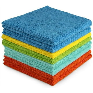 20 Pack Microfiber Cleaning Cloth Rag Car Towels Dish Cloths Lint Free 12″  X 12″