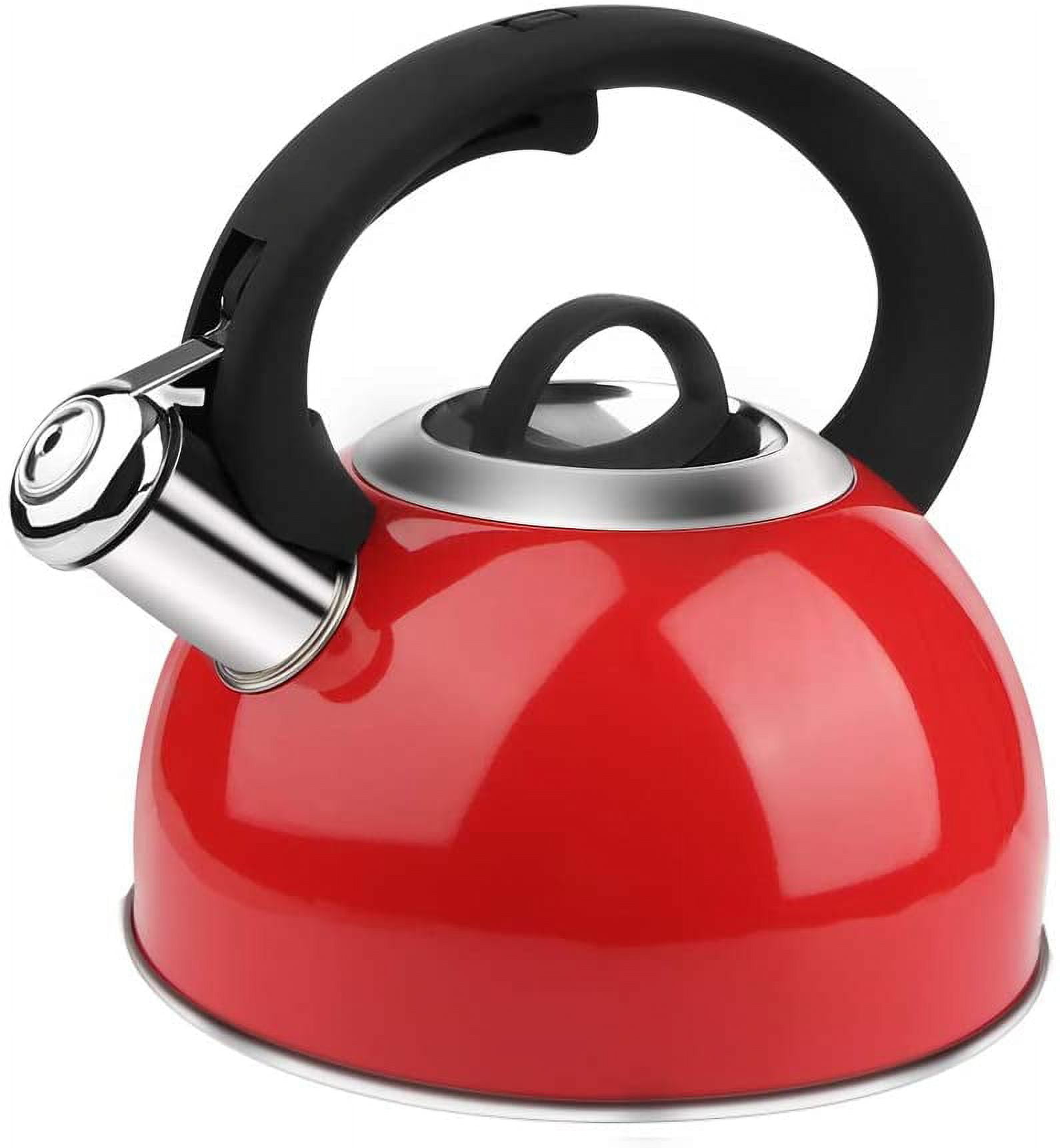 AIDEA Tea Kettle, 2 Quart Whistling Stainless Steel Tea Kettle for