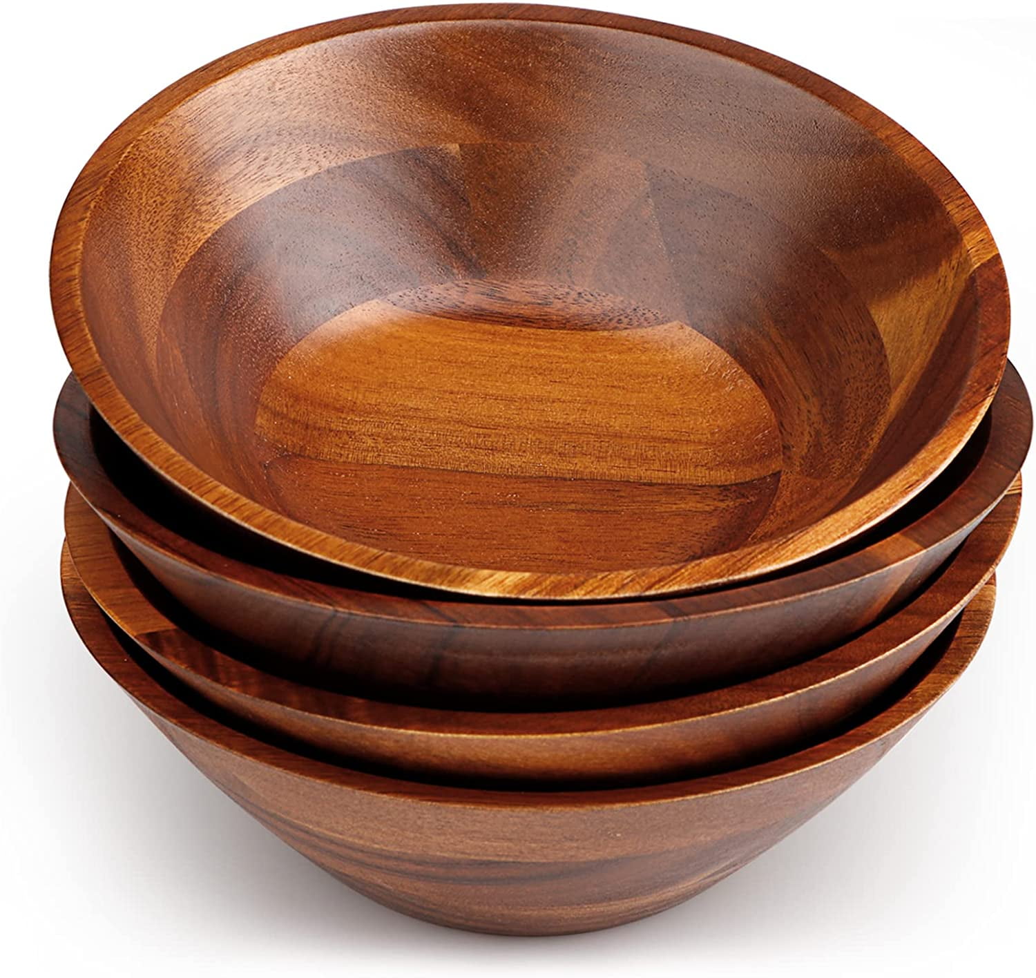 AIDEA Acacia Wooden Serving Bowls - Thumbnail 2