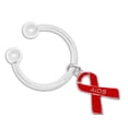 thumbnail image 1 of AIDS Red Ribbon Key Chains, 1 of 3