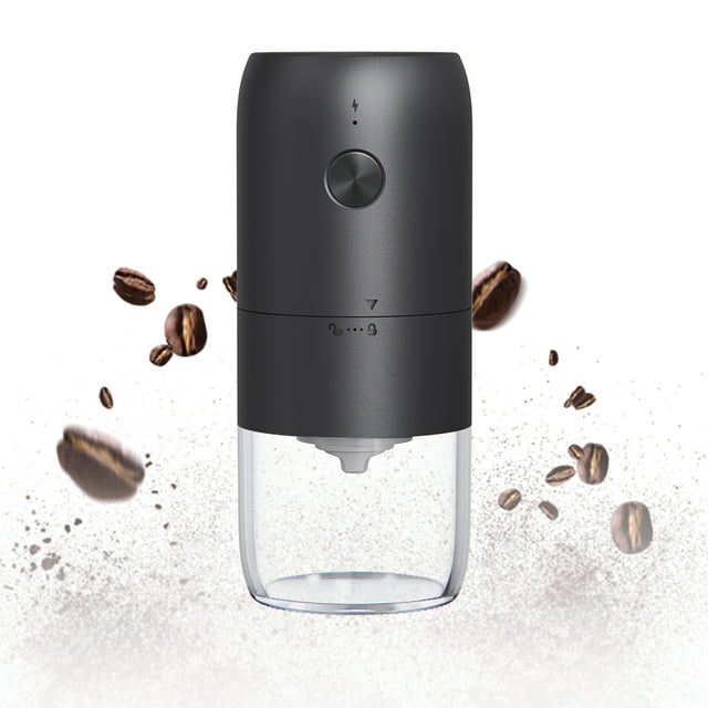 AIDUCHO Electric Coffee Grinder, Adjustable Ceramic Grinding, USB